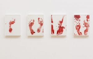 This Leprous Brightness by Imran Qureshi at Newlyn Art Gallery