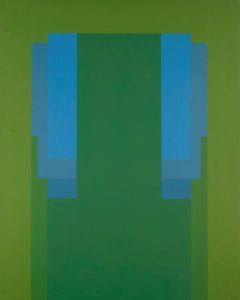 Painting Away 1968-72 by Robyn Denny on show at Newlyn Art Gallery & The Exchange