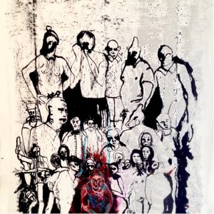 Work by emerging artist AMy McMillan at The Exchange