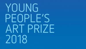 Young People's Art prize 2018 competitin at The Exchange, Penzance