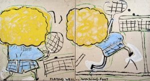 Rose Wylie exhibition at Newlyn Art Gallery and The Exchange in Penzzance
