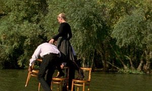 Breda Beban, Walk of Three Chairs, 2003. Arts Council Collection, Southbank Centre, London © the artist. Commissioned by Film and Video Umbrella in association with John Hansard Gallery, Southampton and supported by Arts Council England