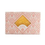 floral covered soap with elephant print
