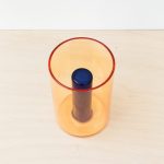 Blue And Orange Reversible Vase by Blcok