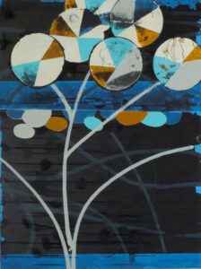 Mark Surridge, Way Finder Blue in The Picture Room at Newlyn Art Gallery
