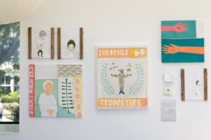 Ways Of Looking by Ali Corder & Elizabeth Loveday. In The Studio at Newlyn Art Gallery