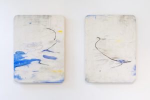 Work by NIna Royle, showing in The Picture Room at Newlyn Art Gallery