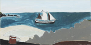Rachel Nicholson: View with Sailing Boat