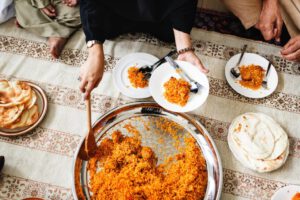 middle eastern feast at The Exchange