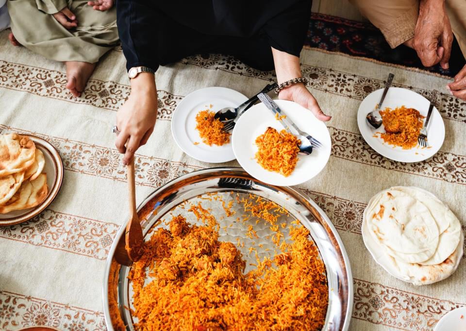 middle eastern feast at The Exchange