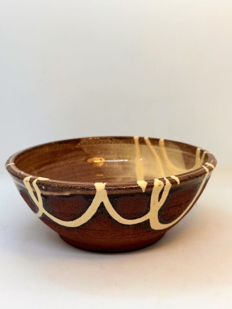Front view of Terracotta Cereal Bowl by Mollie Milton
