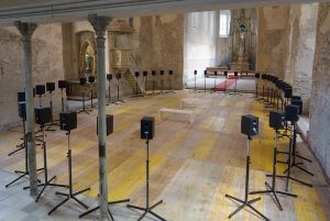 Forty Part Motet by Janet Cardiff, (2001) at Richomond Chapel in Penzance as part of Groundwork