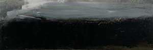 dark landscape abstract painting