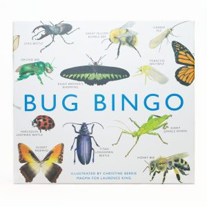 Bug Bingo white box with bug illustrations