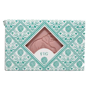 floral covered soap with elephant print