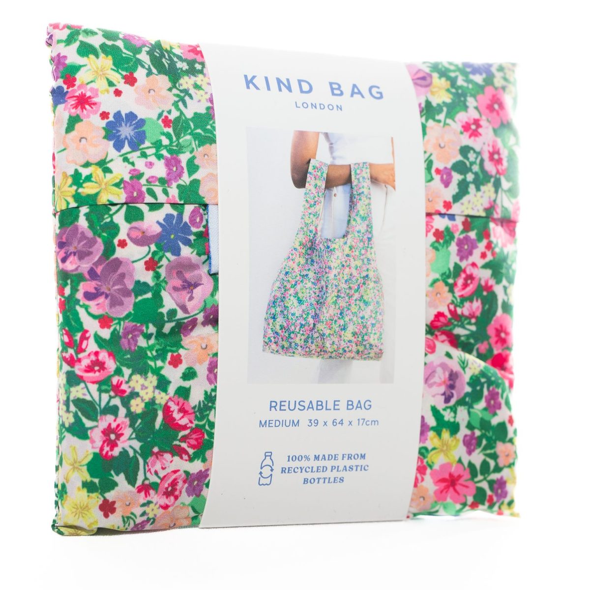 floral design reusable bag