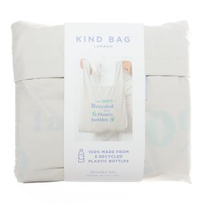 plain cream folded reusable bags