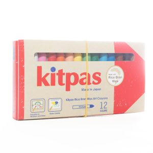 Box of wax crayons